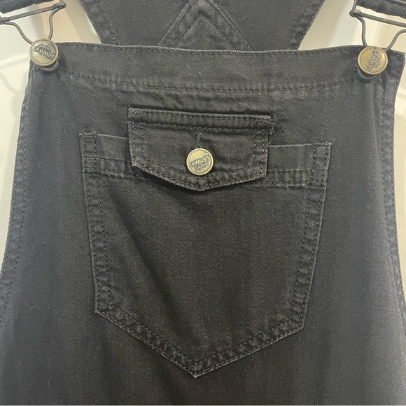 Neways Black 100% Cotton Modest Wide Leg Lagenlook Oversized Jumpsuit Size XXL - Picture 5 of 12